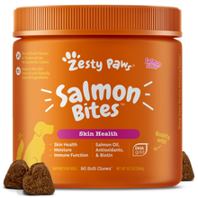 Zesty Paws Salmon Bites Dog Supplements 90ct