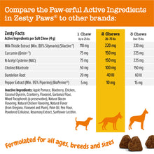 Zesty Paws (Dogs) Liver Support Bites Chicken - 90 Chews