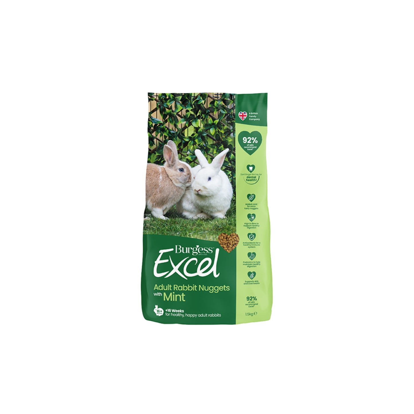 Burgess Excel Rabbit Nuggets 1.5kg