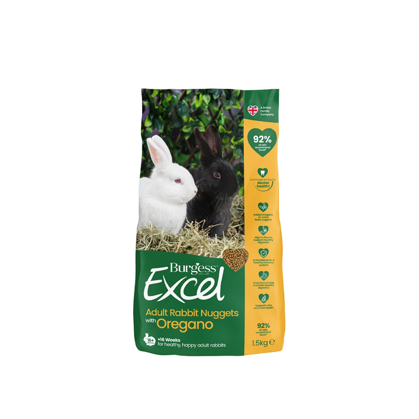 Burgess Excel Rabbit Nuggets 1.5kg