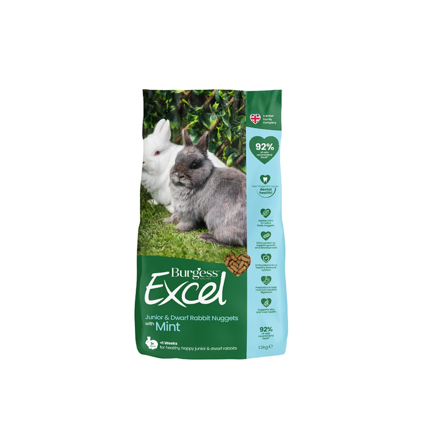 Burgess Excel Rabbit Nuggets 1.5kg