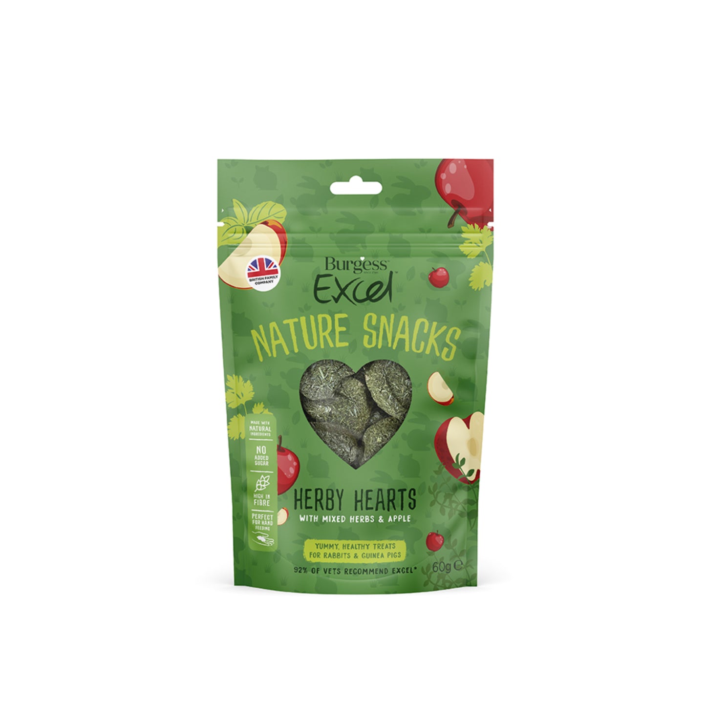 Burgess Excel Nature Seasonal Baked Snacks Small Animals Treats 60g