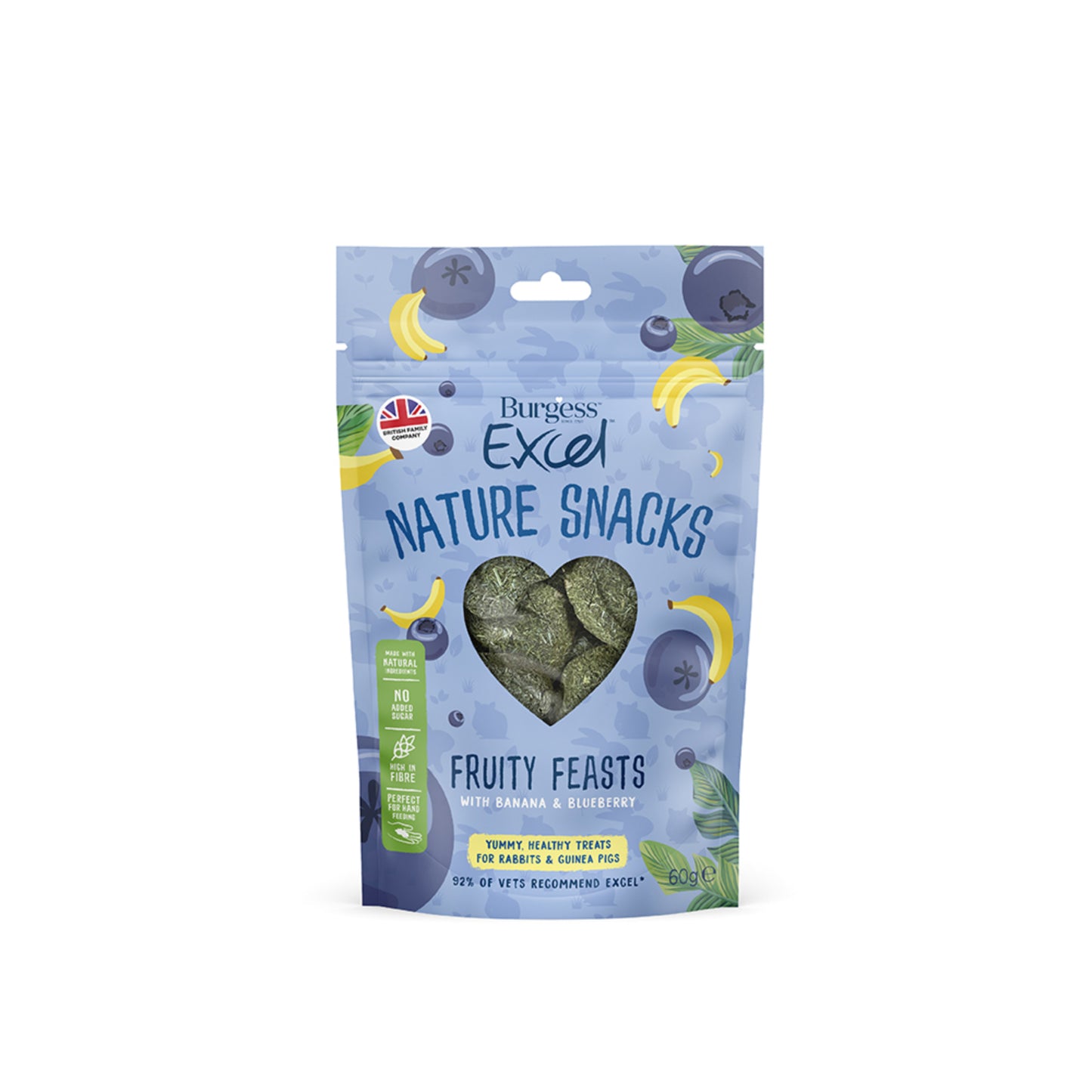 Burgess Excel Nature Seasonal Baked Snacks Small Animals Treats 60g