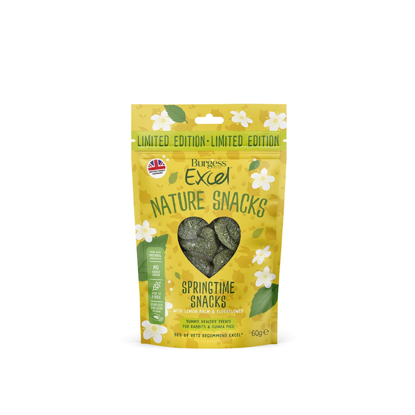 Burgess Excel Nature Seasonal Baked Snacks Small Animals Treats 60g