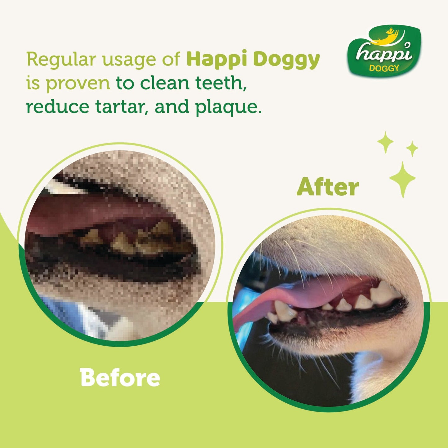 Happi Doggy Dental Chew (Zest & Care) Petite 2.5