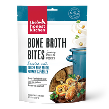 The Honest Kitchen Bone Broth Bites Dog Treat Turkey & Pumpkin 8oz