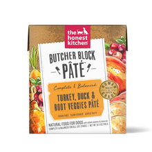 The Honest Kitchen Butcher Block Pate Wet Dog Food Turkey, Duck & Root Veggies 10.05oz