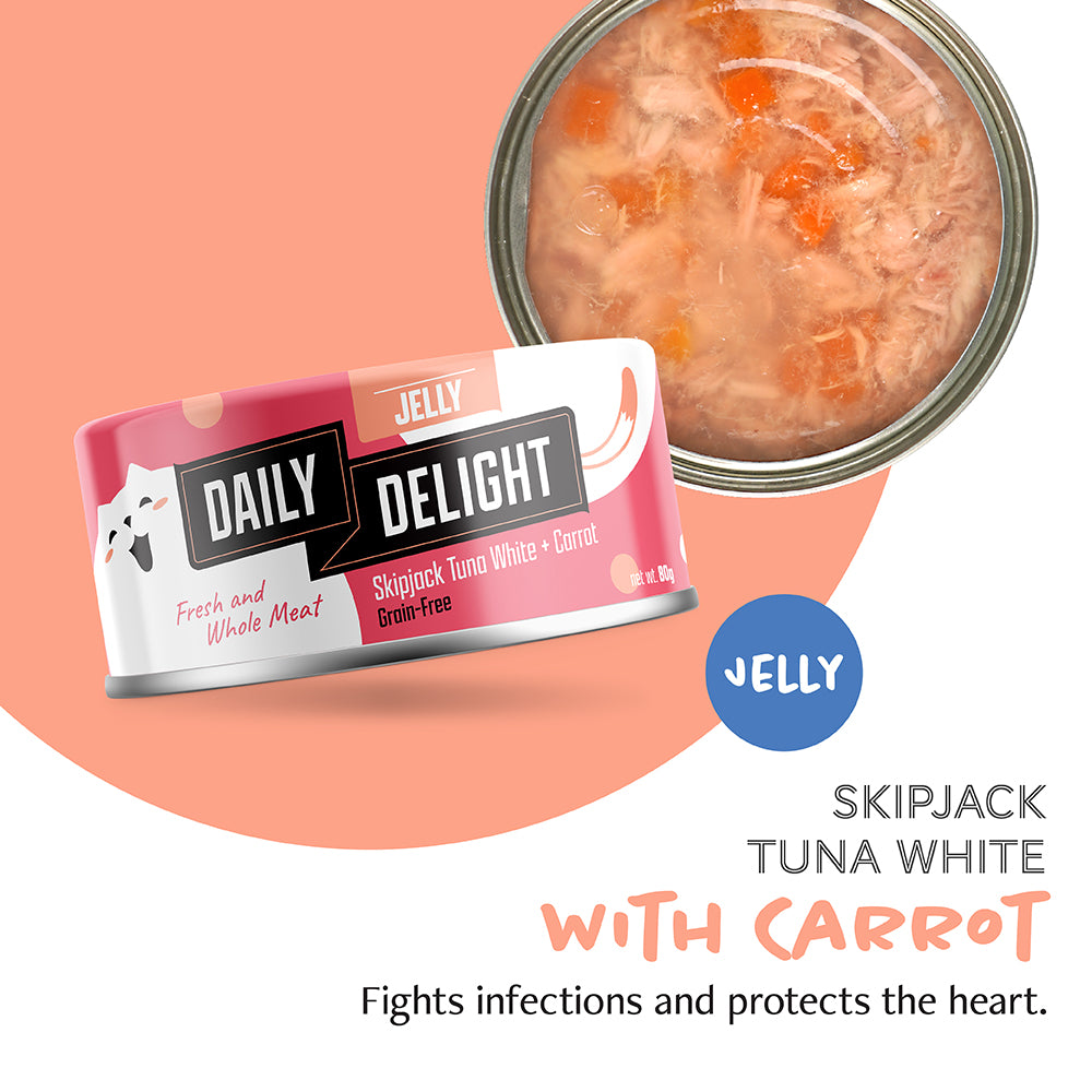 Daily Delight Variety Starter Bag Wet Cat Food (Jelly - 6 cans)