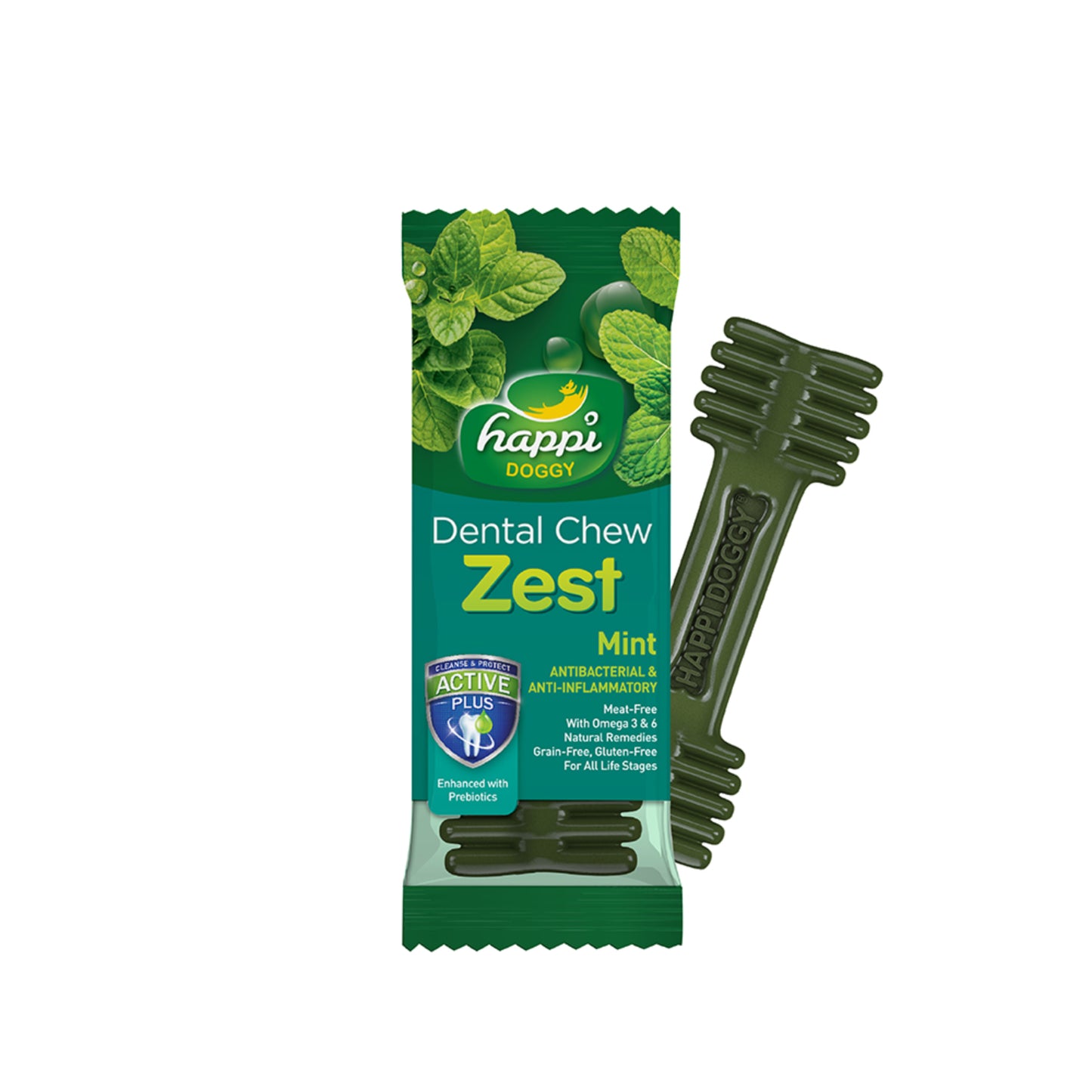 Happi Skippi Zest Regular 4-inch Dog Dental Chew 25g