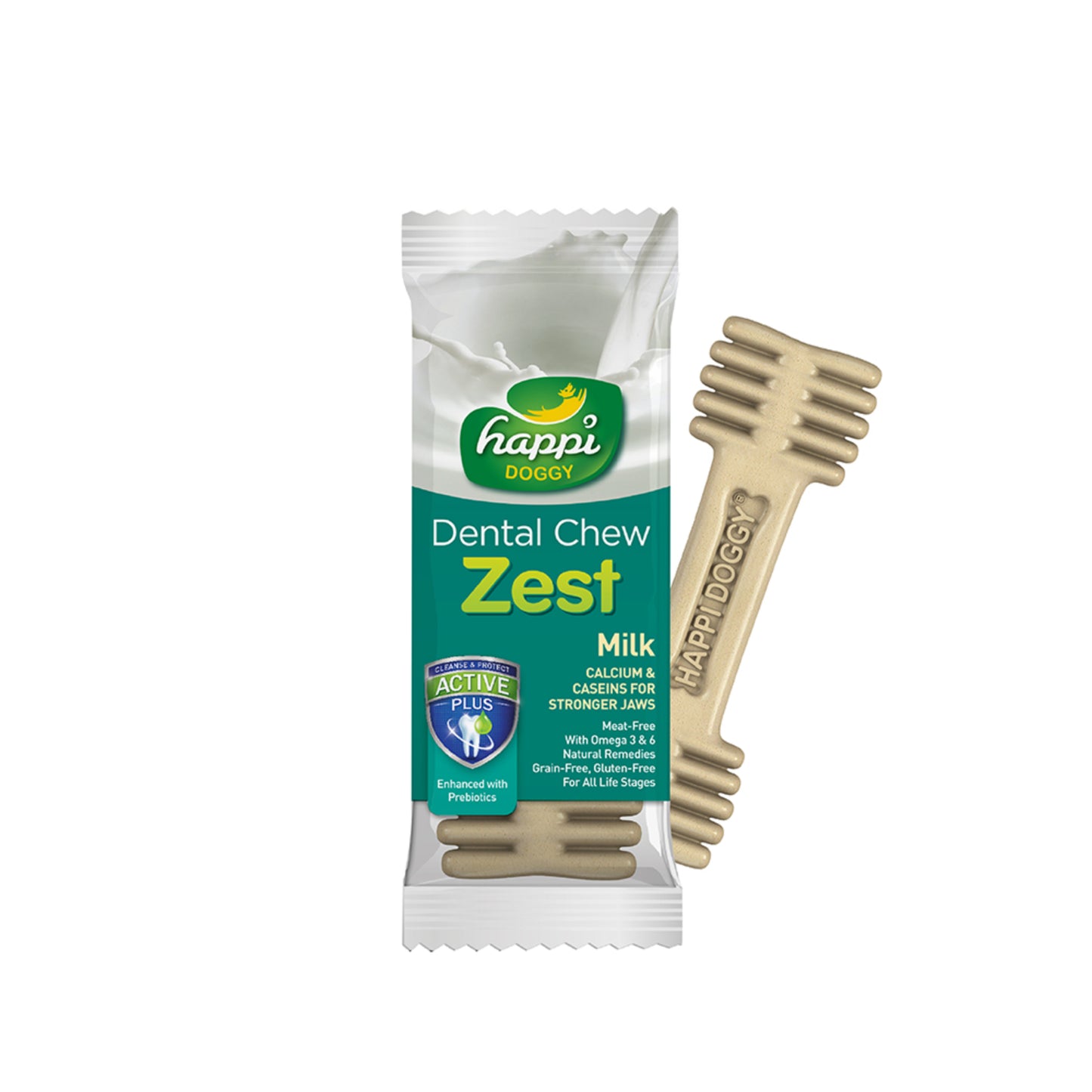 Happi Skippi Zest Regular 4-inch Dog Dental Chew 25g