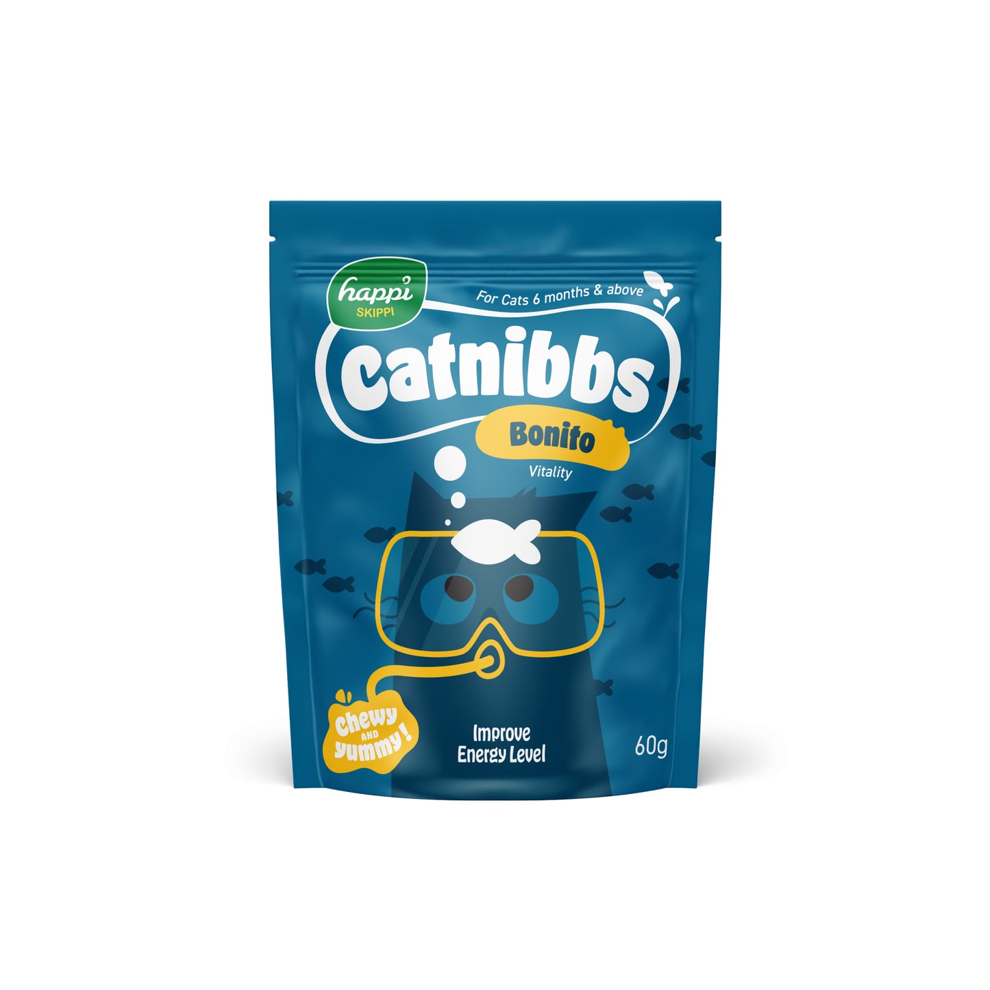 Happi Skippi Catnibbs Cat Treats 60g