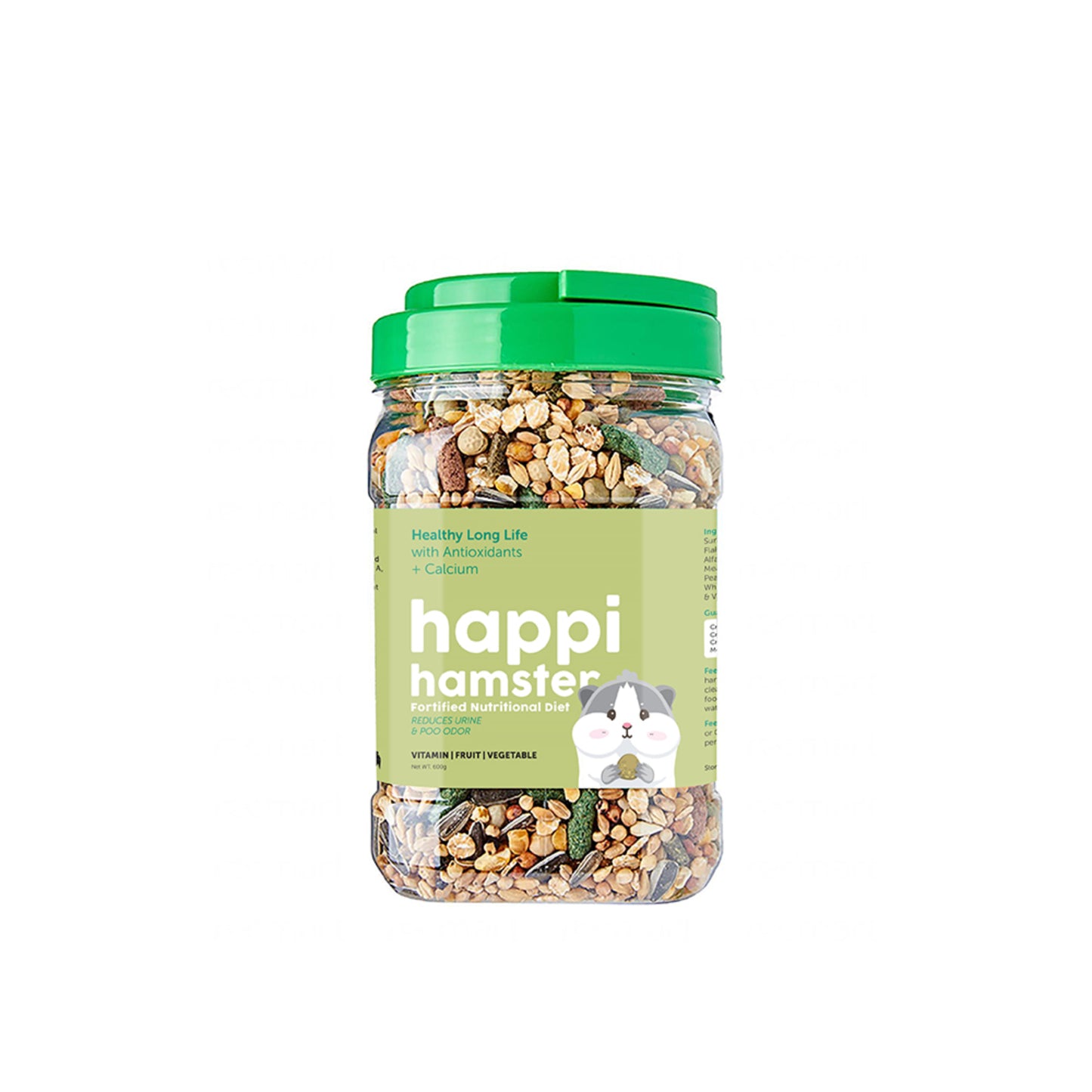 Happi Hamster Fortified Nutritional Diet Hamster Food 600g