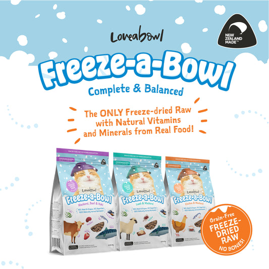 Loveabowl Affiliates Freeze-a-Bowl Freeze-dried Raw Food