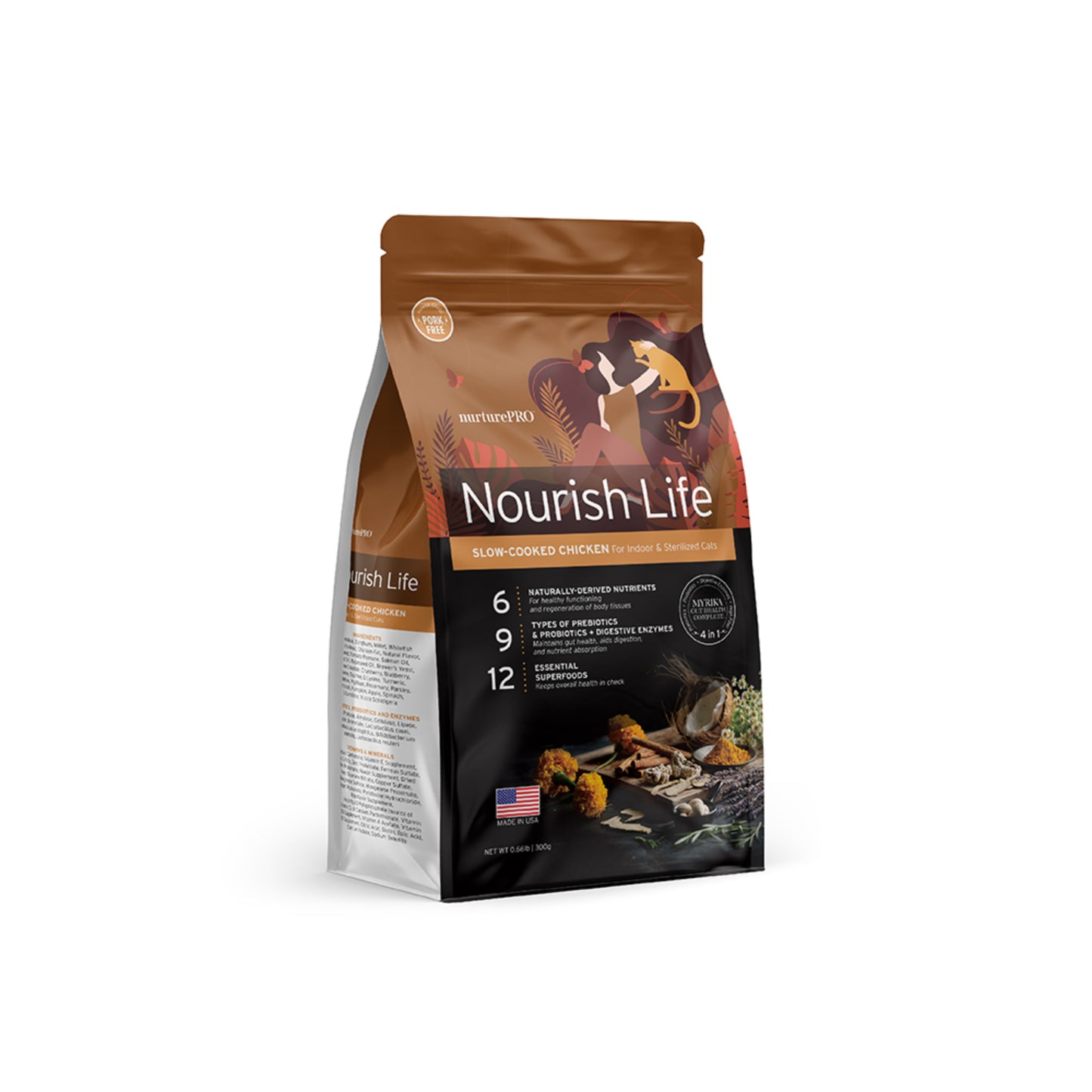 Nurture Pro Nourish Life Slow-cooked Dry Cat Food