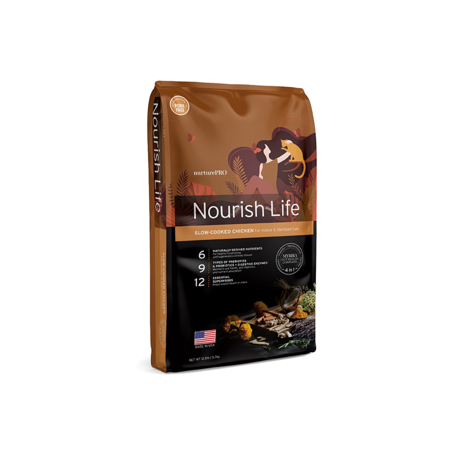 Nurture Pro Nourish Life Slow-cooked Dry Cat Food