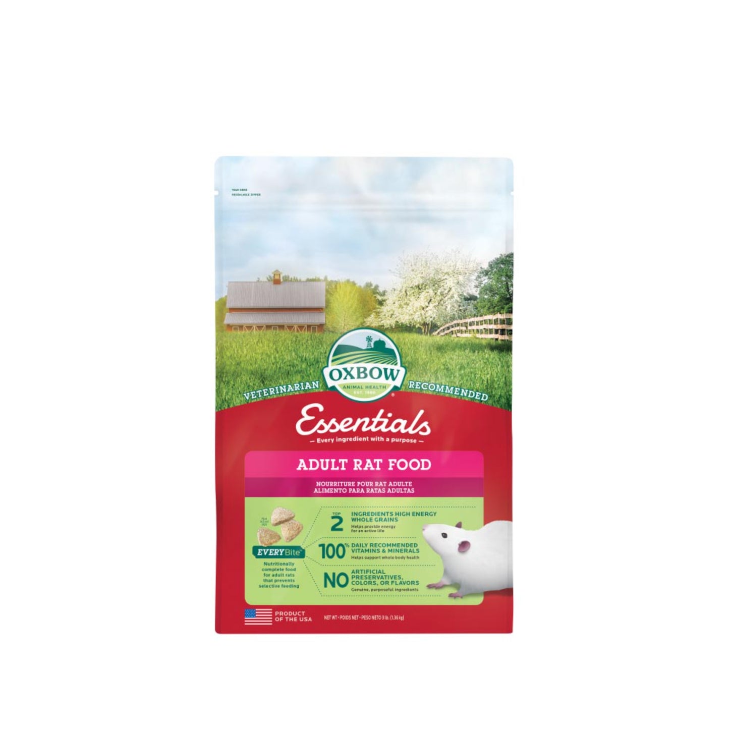 Oxbow Essentials Adult Rat Food