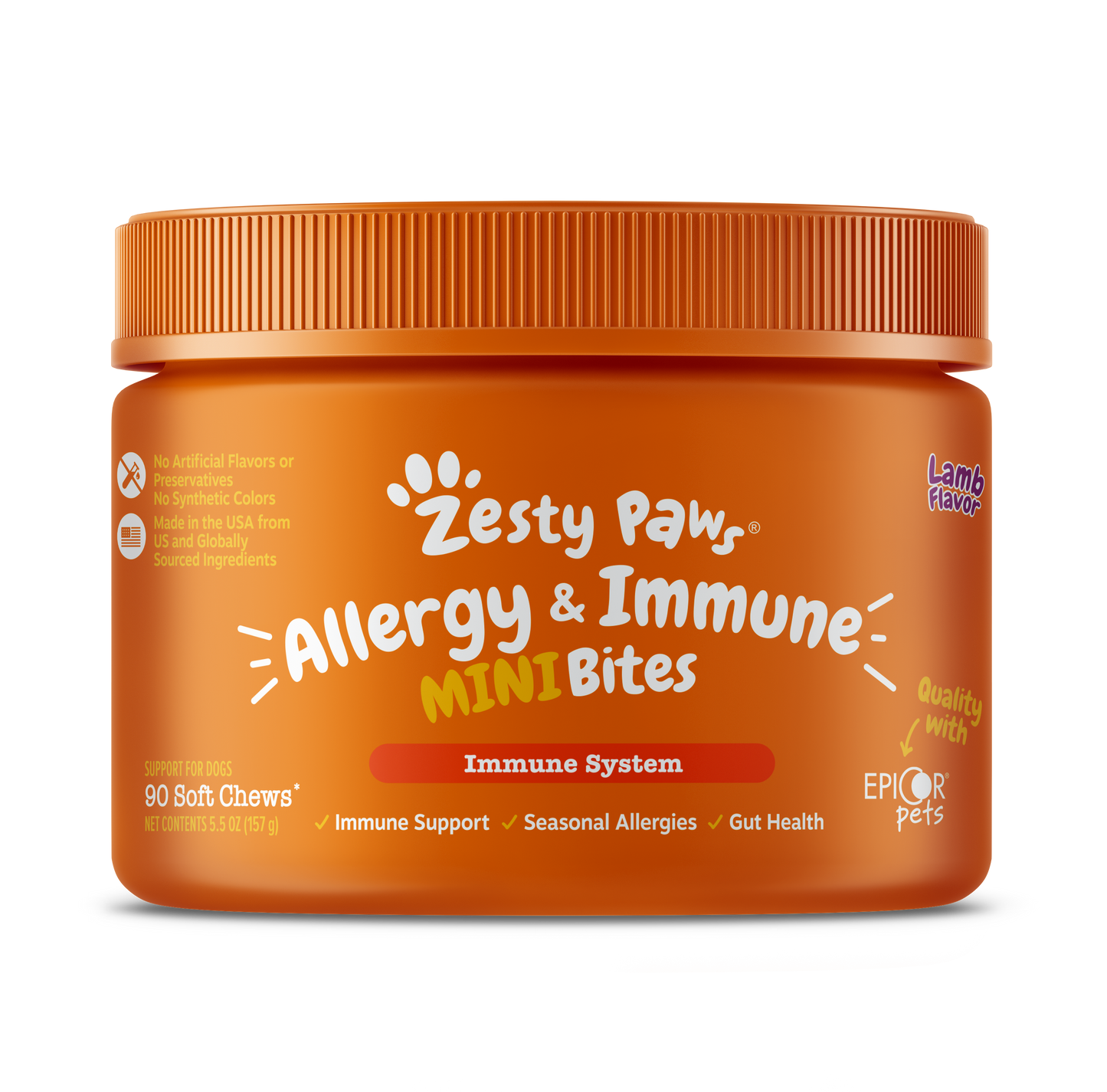 Zesty Paws Mini Bites Dog Supplements 90ct