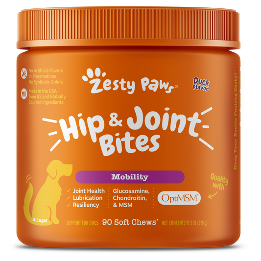 Zesty Paws Hip & Joint Bites Dog Supplements 90ct