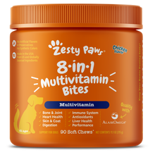 Zesty Paws 8-in-1 Multivitamin Bites Dog Supplements 90ct