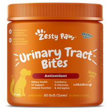 Zesty Paws Urinary Tract Bites Dog Supplements Chicken 90ct