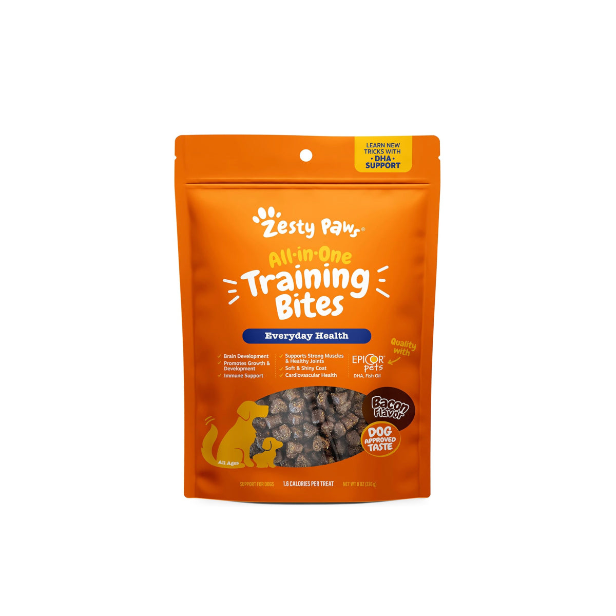 Zesty Paws Training Bites Dog Treats 8oz