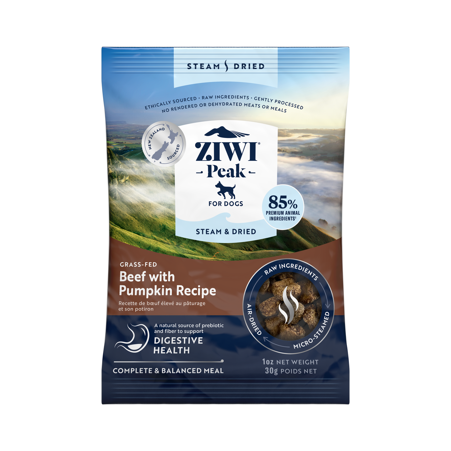 Ziwi Peak Steam & Dried Dog Food (Sample)