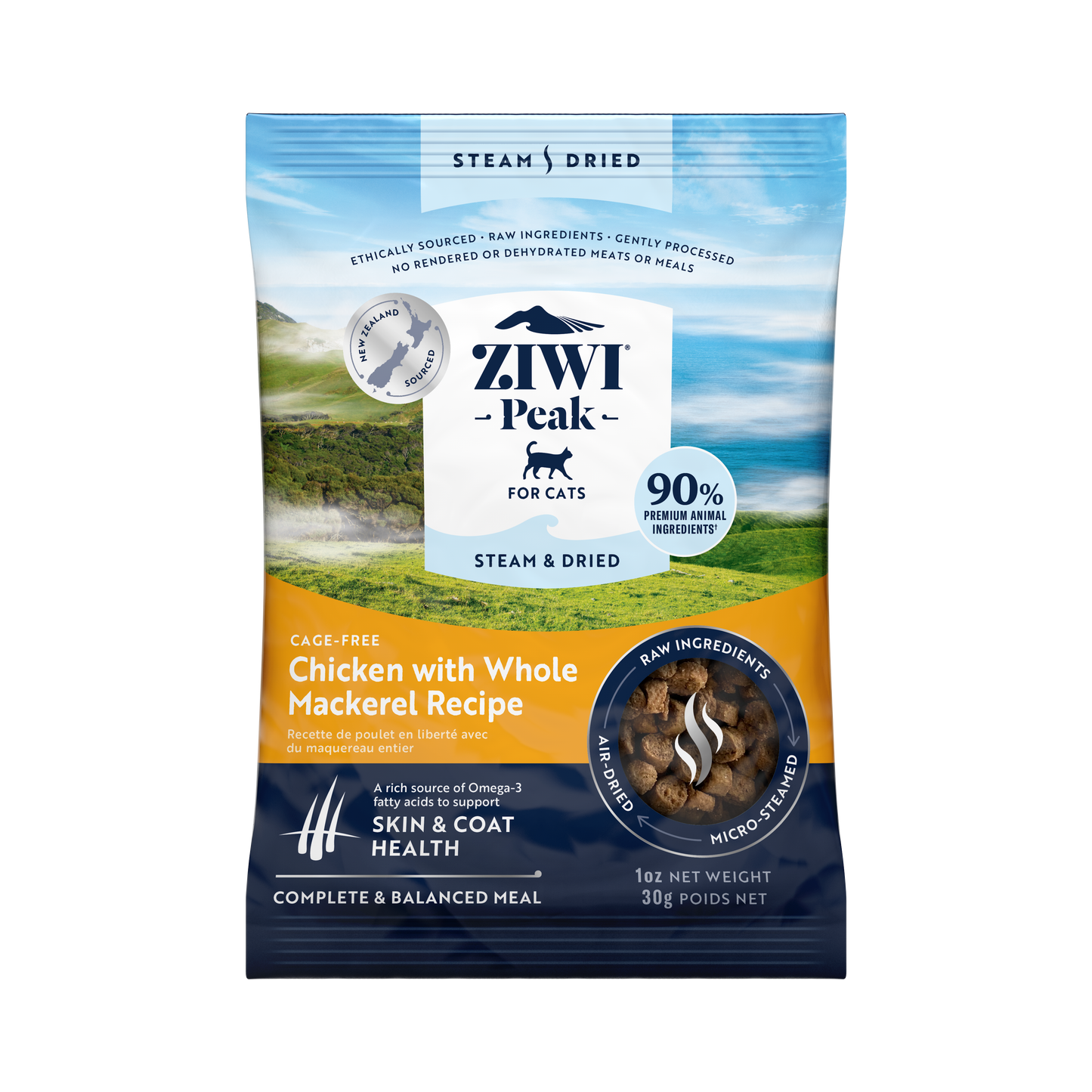 Ziwi Peak Steam & Dried Cat Food (Sample)