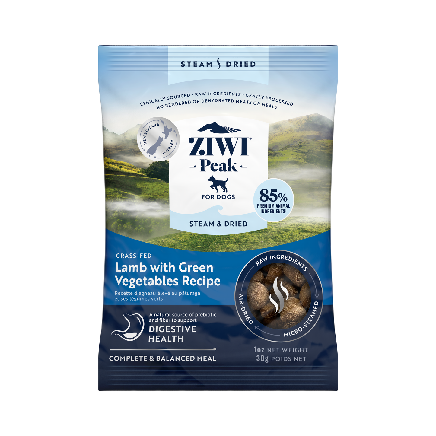 Ziwi Peak Steam & Dried Dog Food (Sample)