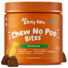 Zesty Paws Chew No Poo Bites Dog Supplements Chicken 90ct