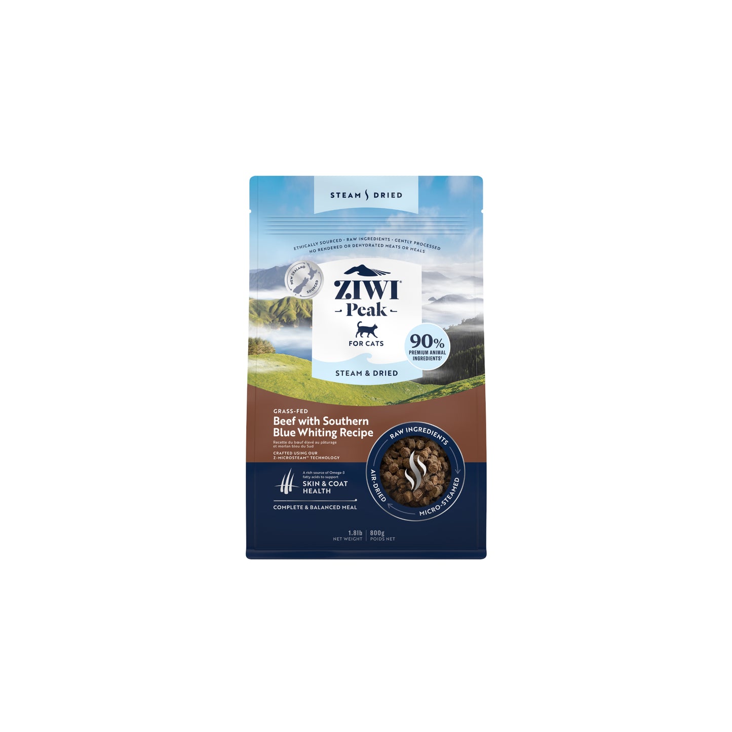 Ziwi Peak Steam & Dried Cat Food